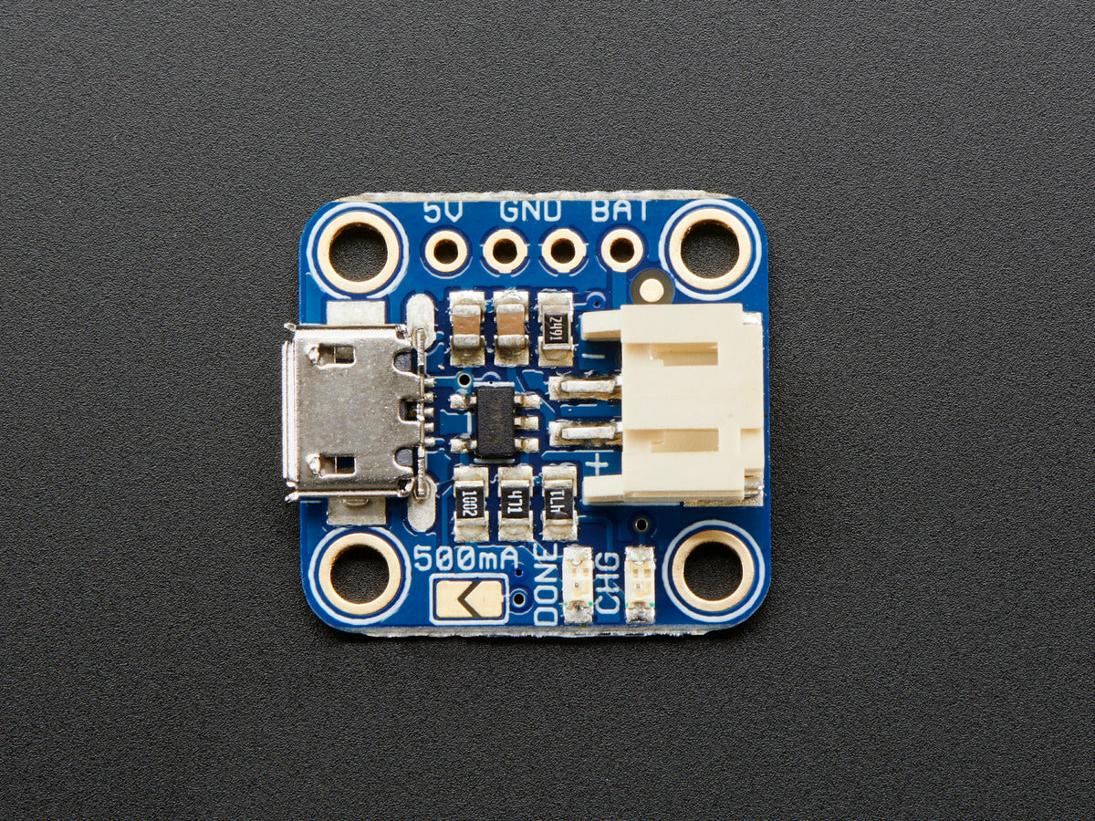 Adafruit Micro Lipo, MicroUSB LiIon/LiPoly Lademodul, V1, 1904