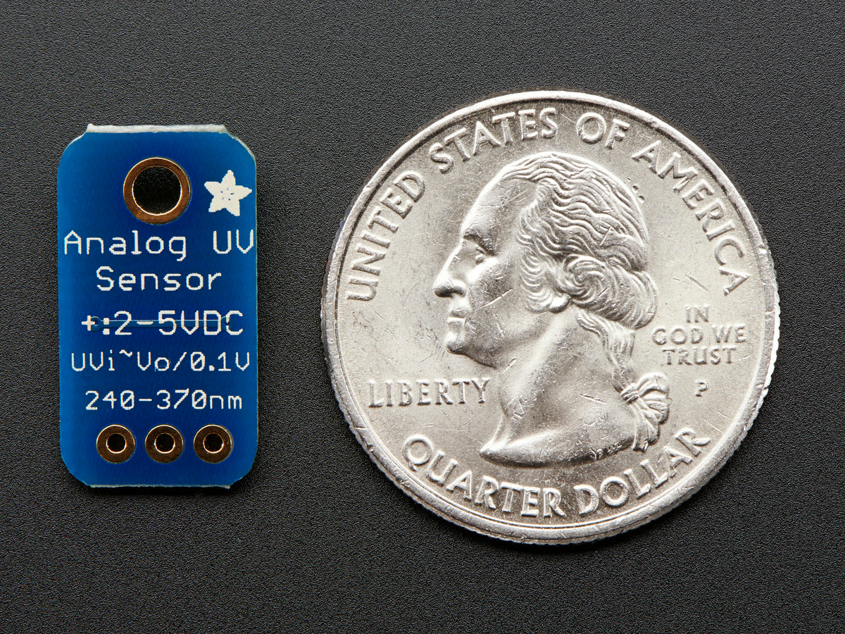 Adafruit GUVA-S12SD Breakout, analoger UV-Lichtsensor, 1918