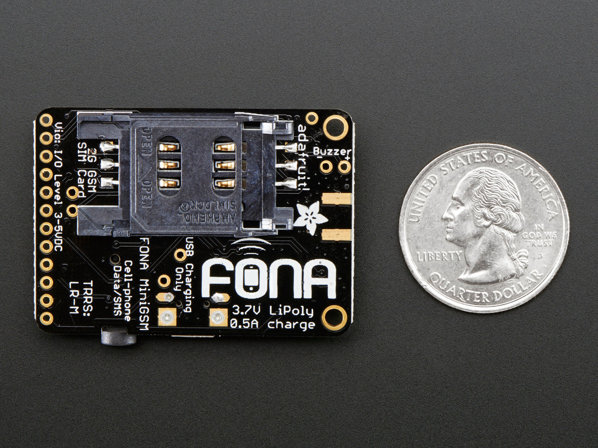 Adafruit FONA, Mini Cellular GSM Breakout, uFL Version
