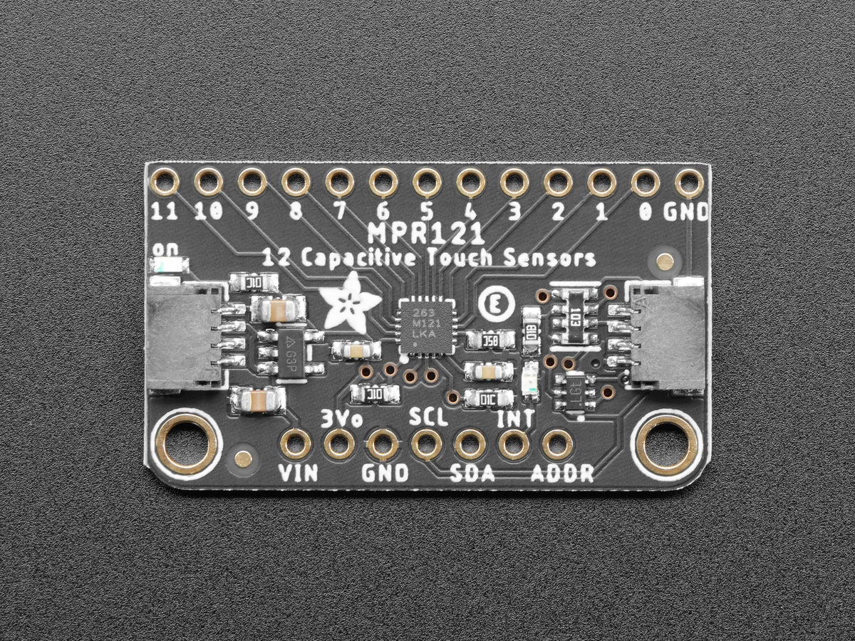 Adafruit Berührungssensor Breakout für 12 kapazitive Taster, MPR121, STEMMA QT, 1982