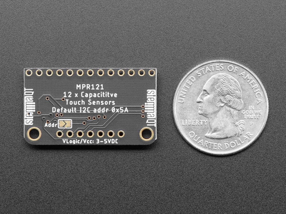 Adafruit Berührungssensor Breakout für 12 kapazitive Taster, MPR121, STEMMA QT, 1982