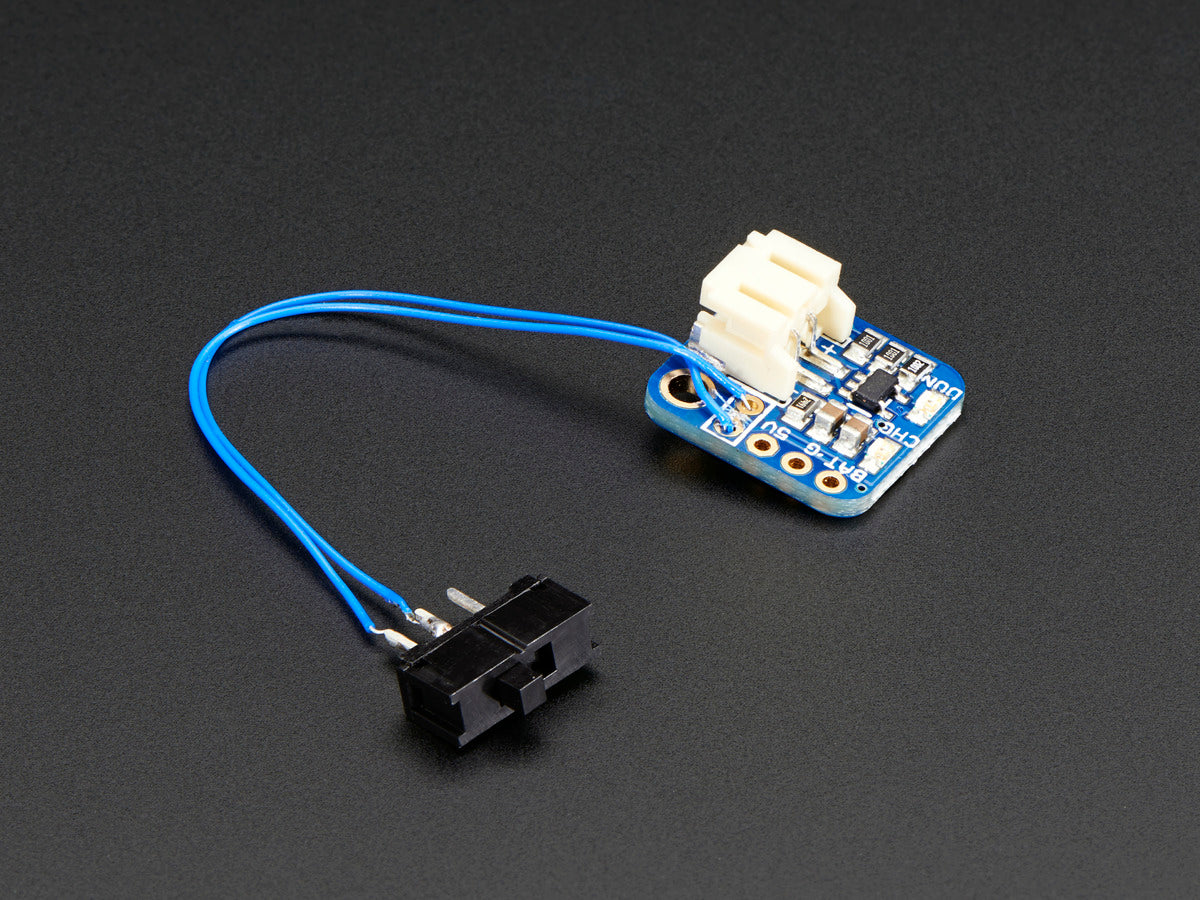 Adafruit Pro Trinket & ItsyBitsy LiIon/LiPoly Backpack Add-On, 2124