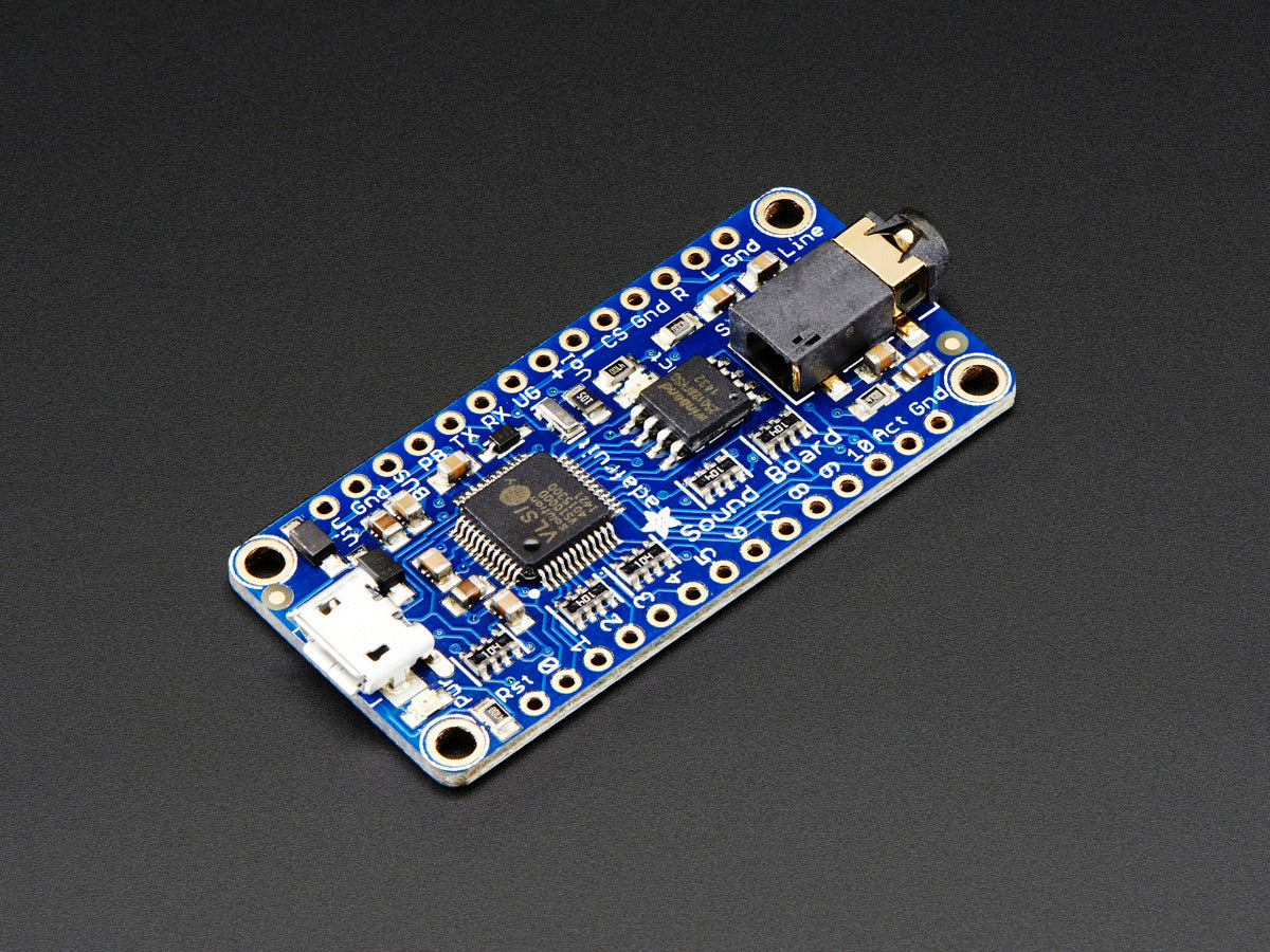 Adafruit Audio FX Sound Board, WAV/OGG Trigger mit 16MB Flash, 2220