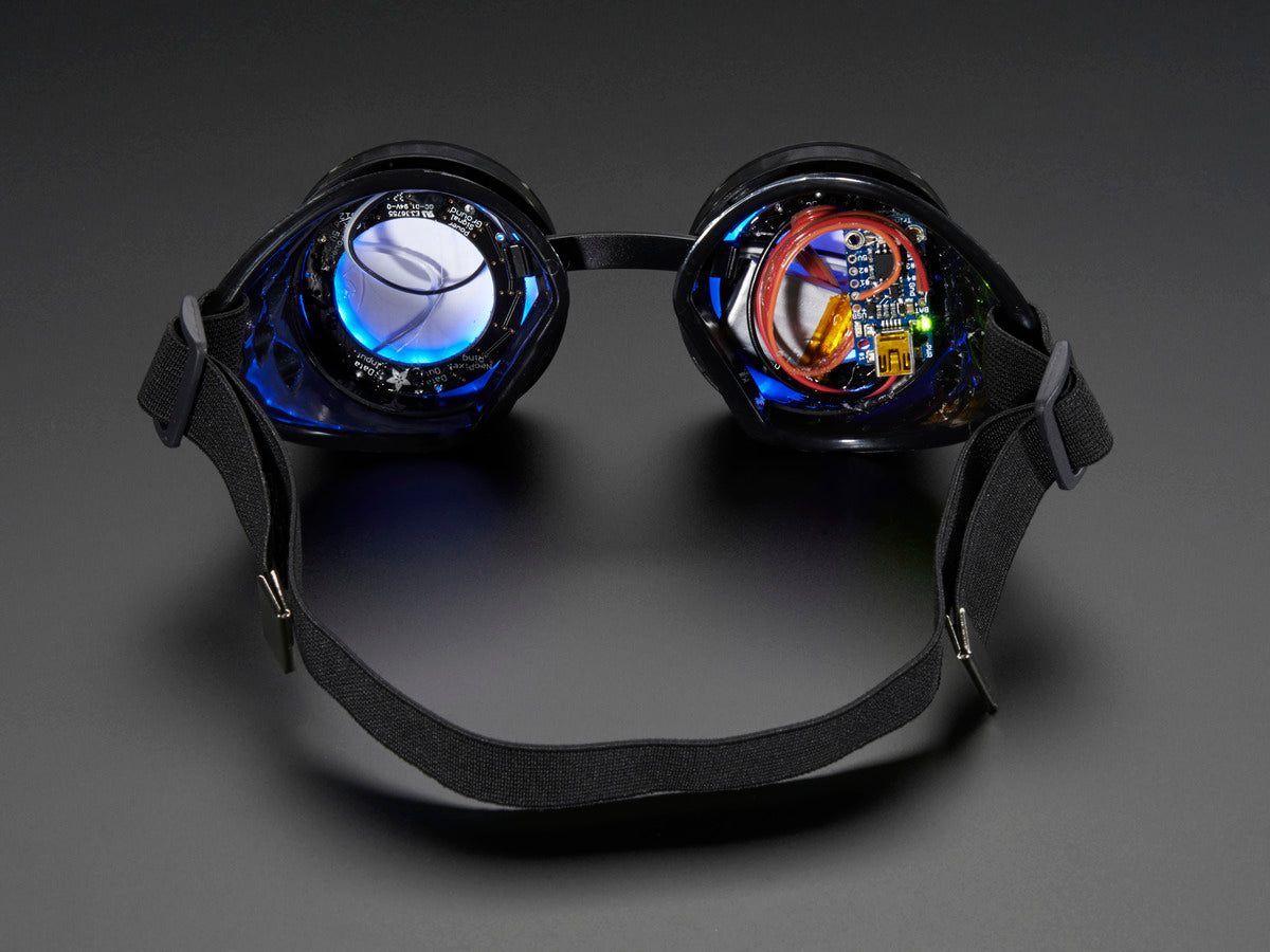 Adafruit Trinket-Powered NeoPixel Goggle Kit Pack, 2221