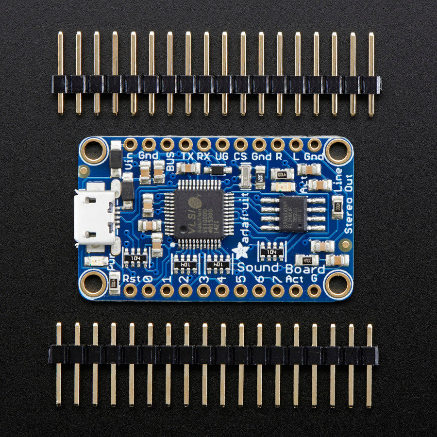 Adafruit Audio FX Mini Sound Board, WAV/OGG Trigger mit 2MB Flash