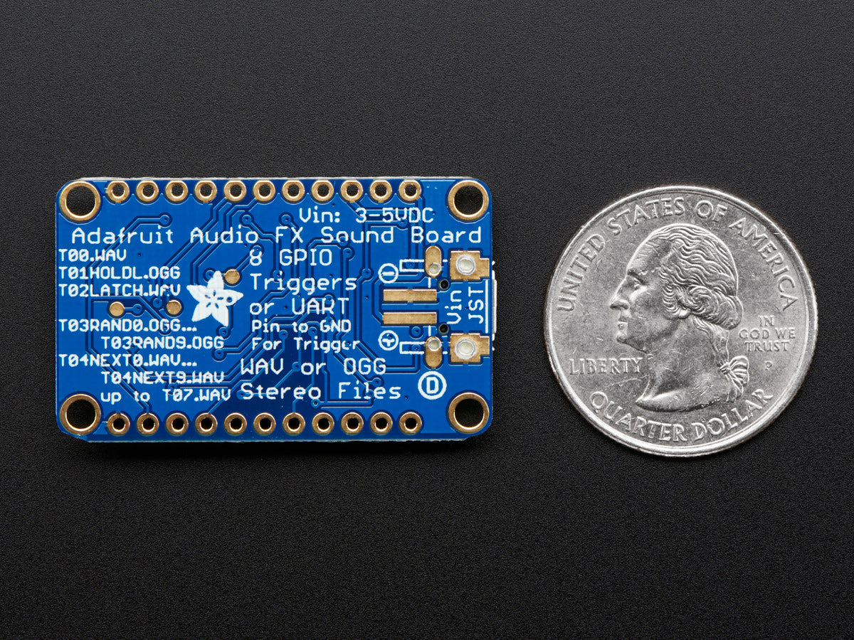 Adafruit Audio FX Mini Sound Board, WAV/OGG Trigger mit 2MB Flash