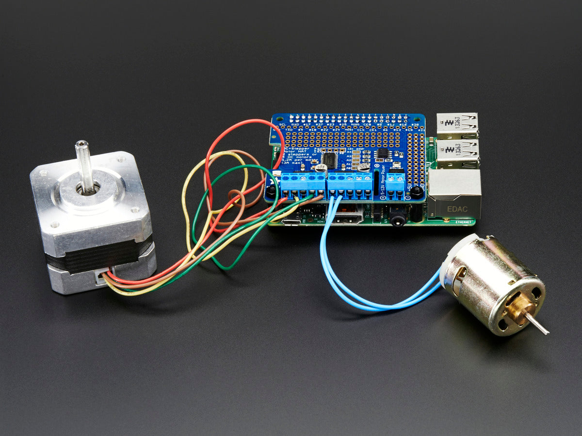 Adafruit DC- & Schrittmotor HAT für Raspberry Pi, Mini Kit, 2348