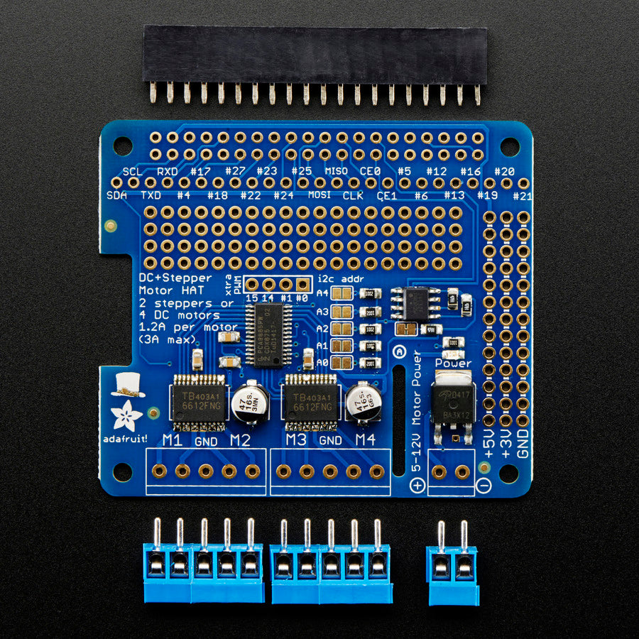 Adafruit DC- & Schrittmotor HAT für Raspberry Pi, Mini Kit, 2348