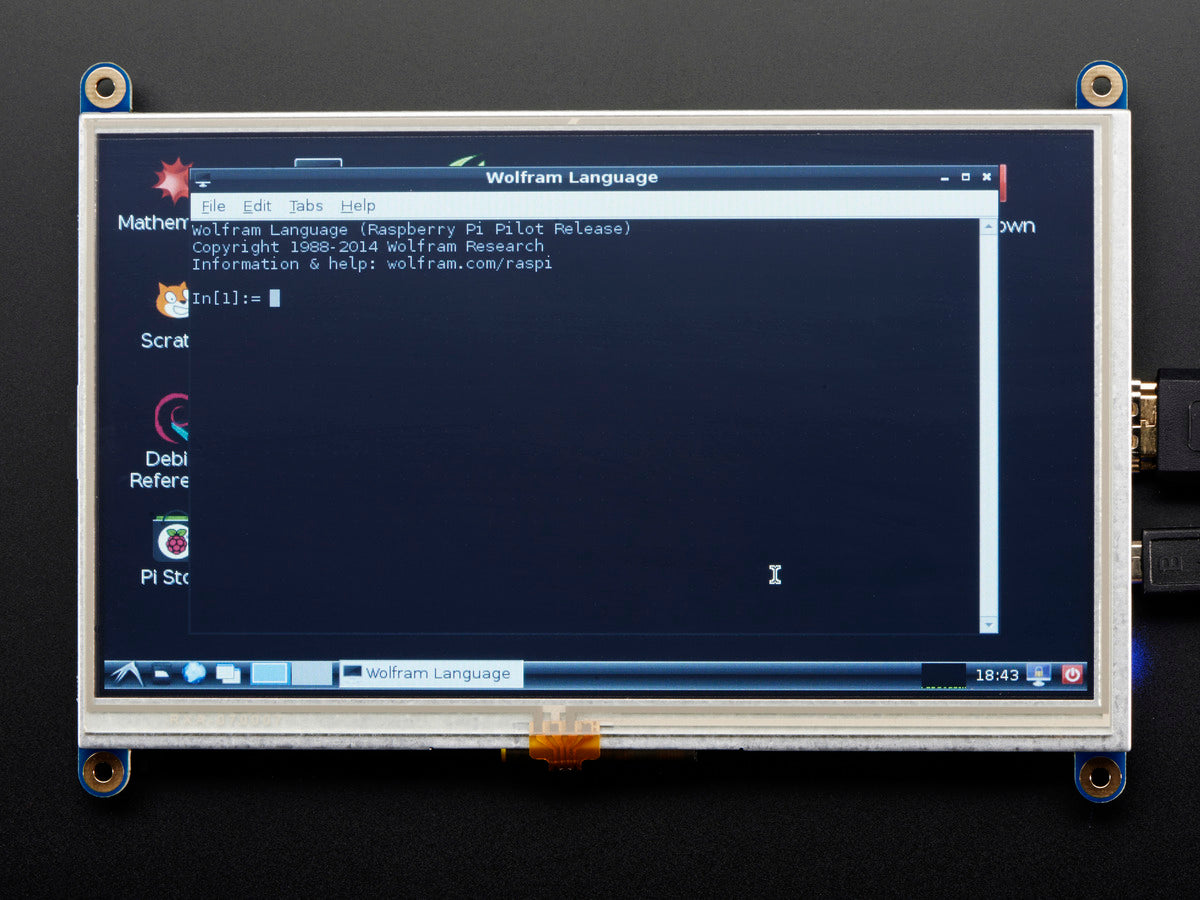 Adafruit HDMI 7" 800x480 Display Backpack ohne Touch, 2046