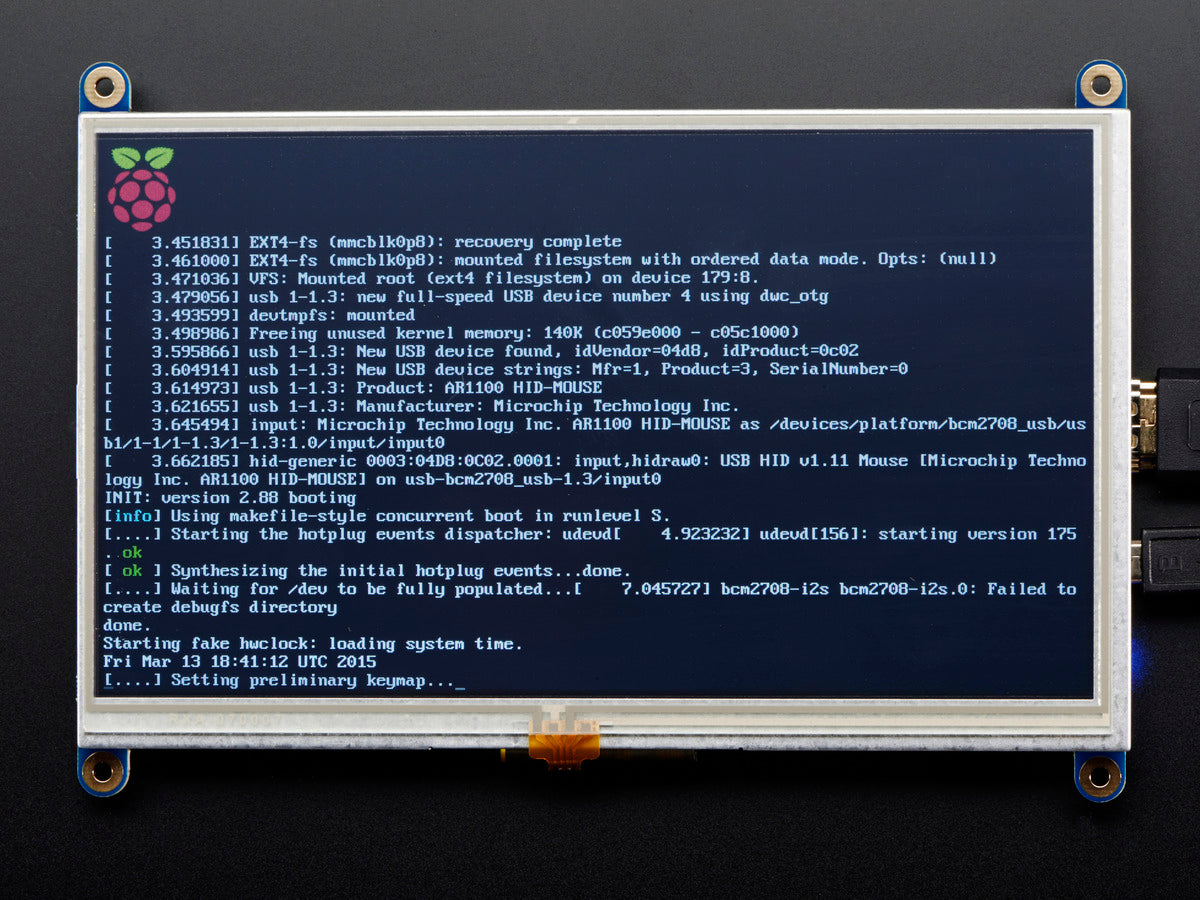 Adafruit HDMI 7" 800x480 Display Backpack ohne Touch, 2046