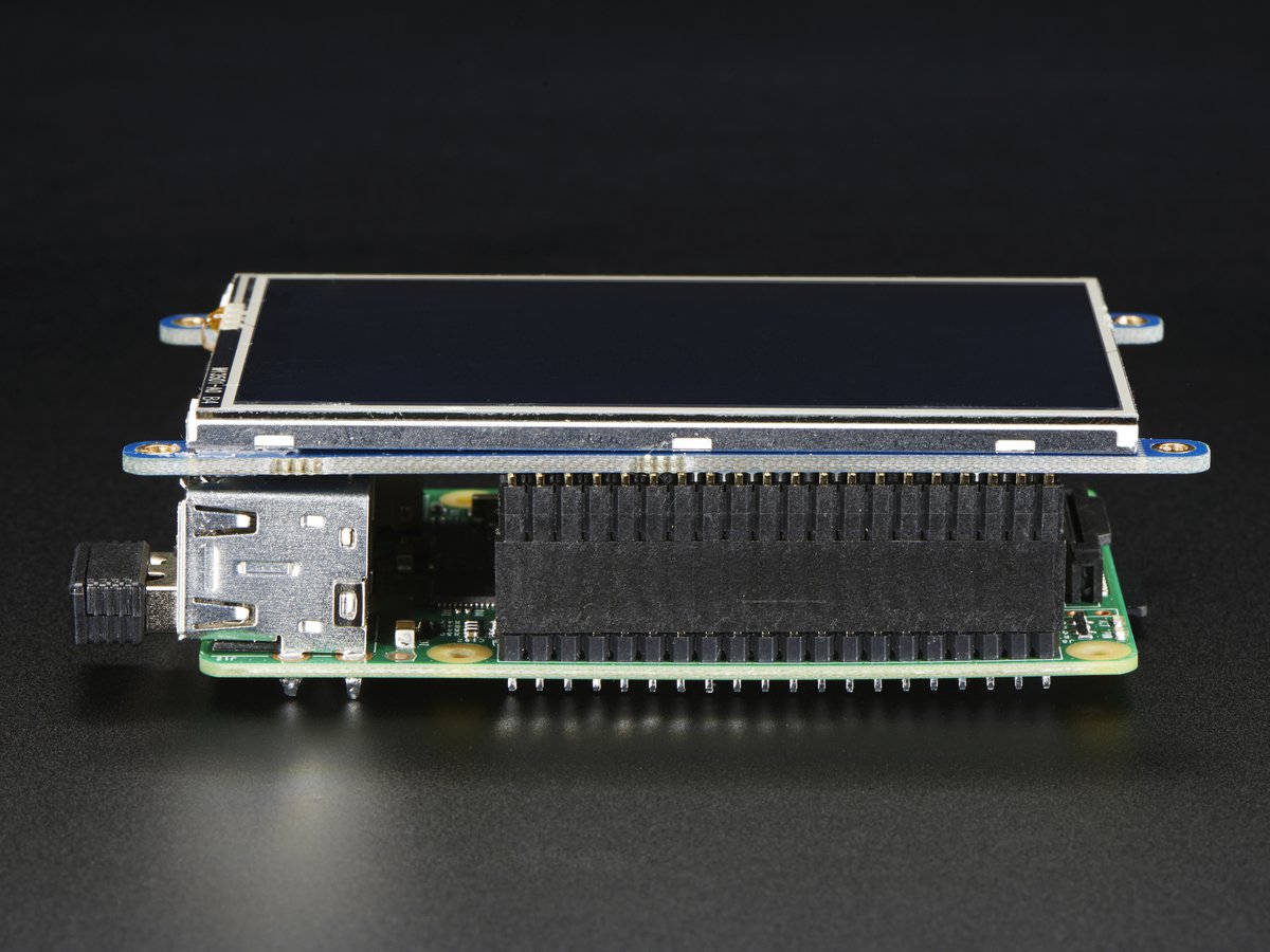 Adafruit PiTFT Plus, 480x320 3.5" TFT+Touchscreen for Raspberry Pi