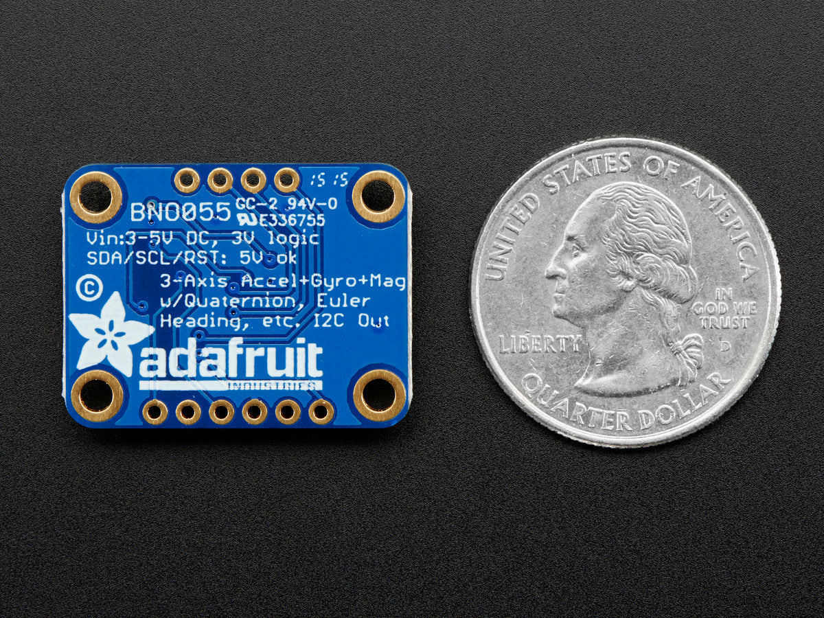 Adafruit BNO055 Breakout für absolute Orientierung, 9-DOF, I2C, 2472