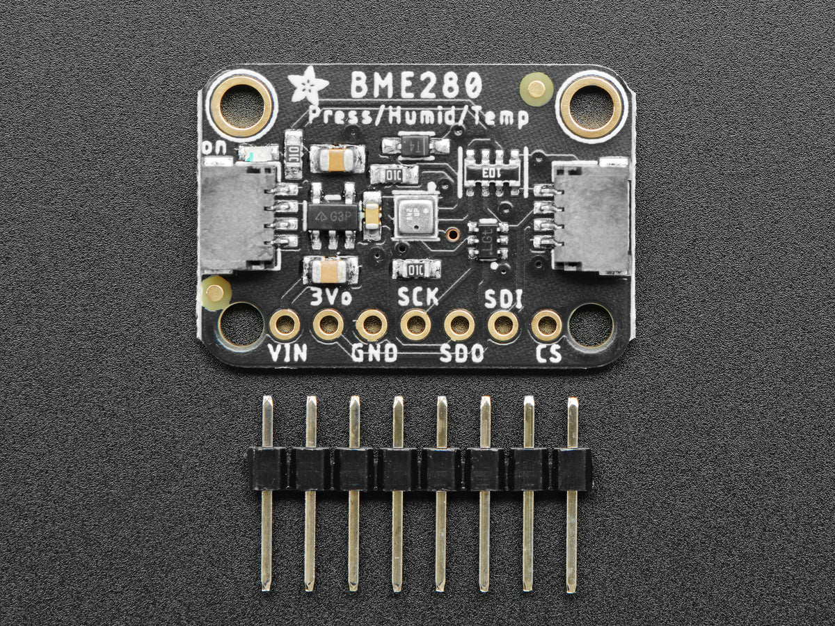 Adafruit BME280 I2C, SPI Temperatur-, Feuchtigkeits-, Drucksensor, STEMMA QT, 2652
