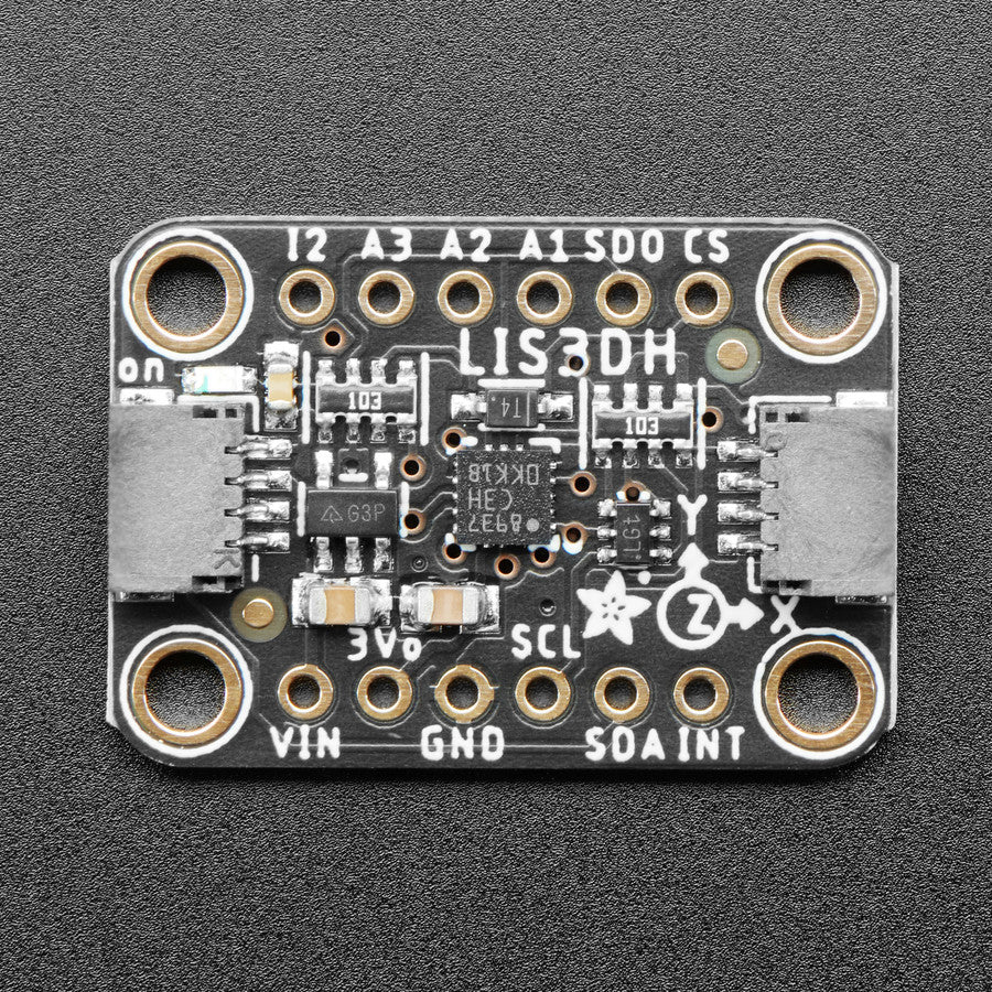Adafruit LIS3DH 3-Achsen Accelerometer (+-2g/4g/8g/16g), 2809