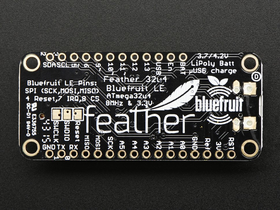Adafruit Feather 32u4 Bluefruit LE, 2829