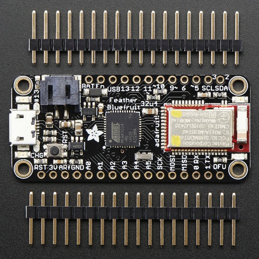 Adafruit Feather 32u4 Bluefruit LE, 2829