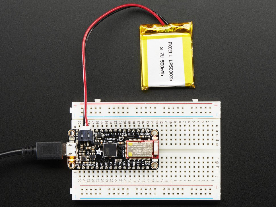 Adafruit Feather 32u4 Bluefruit LE, 2829