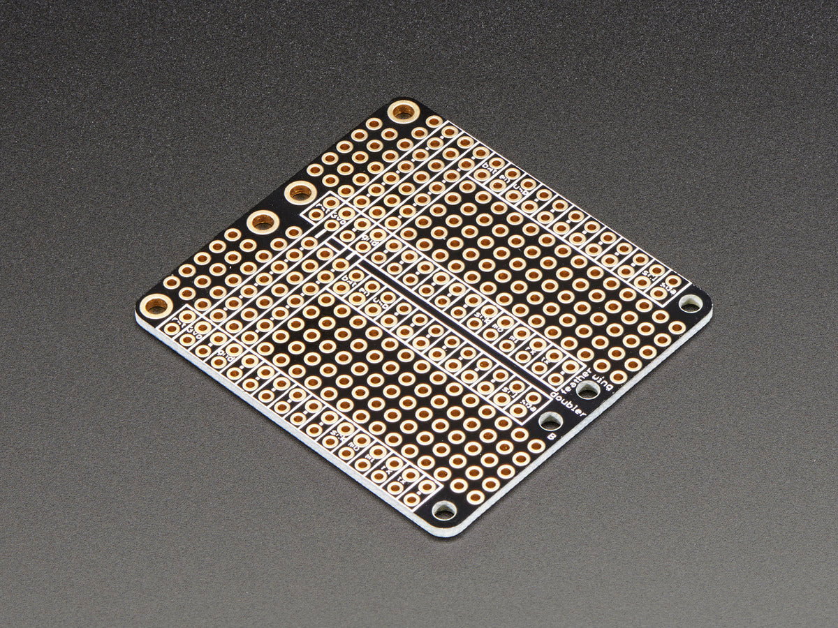 Adafruit FeatherWing Doubler, Prototyping Add-on For All Feather Boards
