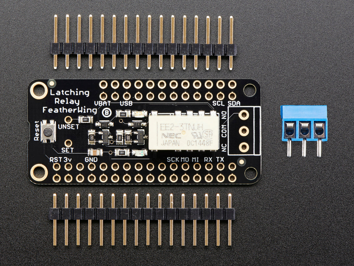 Adafruit Mini Relais FeatherWing, selbsthaltend, 2923