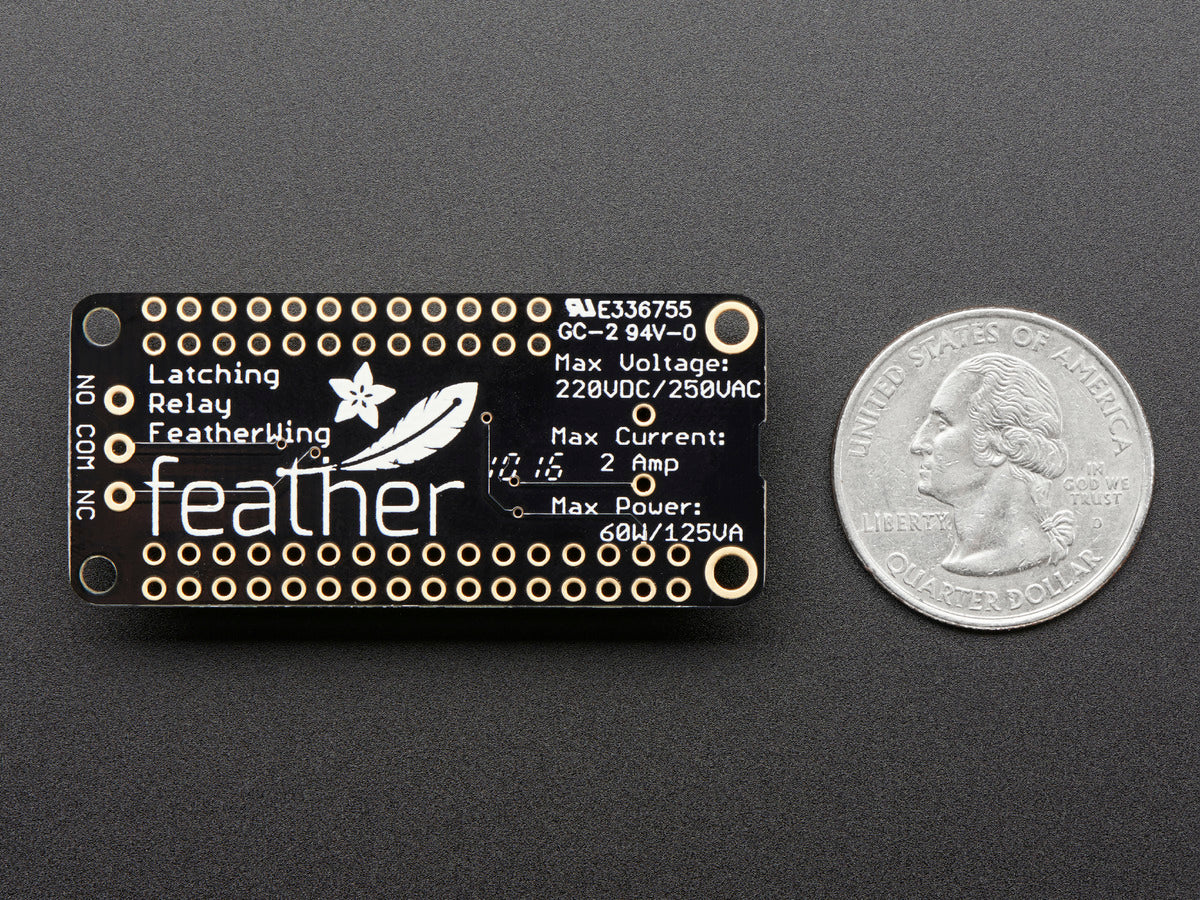 Adafruit Mini Relais FeatherWing, selbsthaltend, 2923