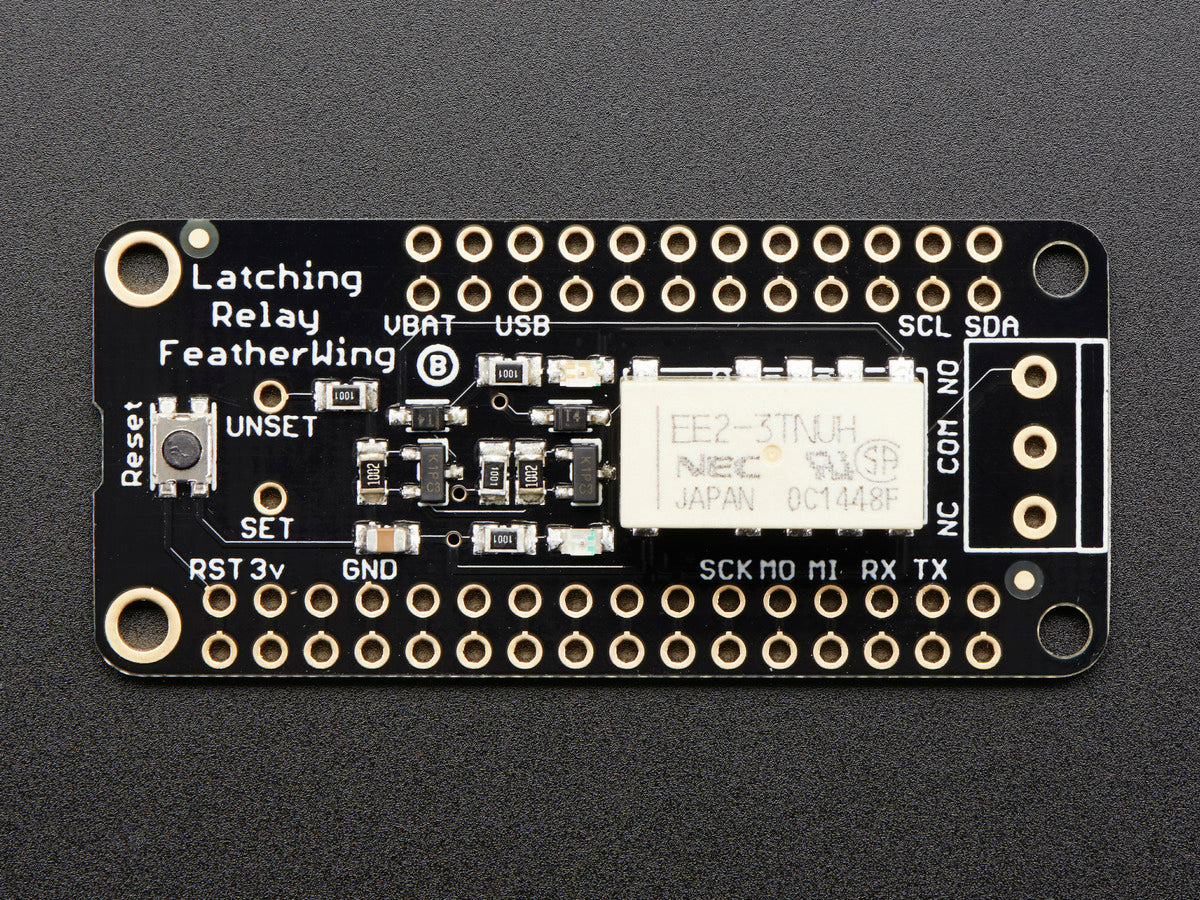 Adafruit Mini Relais FeatherWing, selbsthaltend, 2923