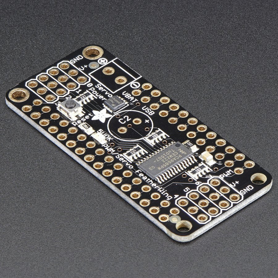 Adafruit 8-Kanal PWM/Servo FeatherWing Add-on für alle Feather Boards, 2928