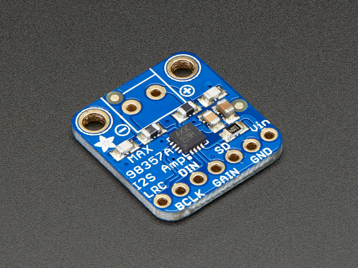 Adafruit I2S 3W Class D Amplifier Breakout, MAX98357A