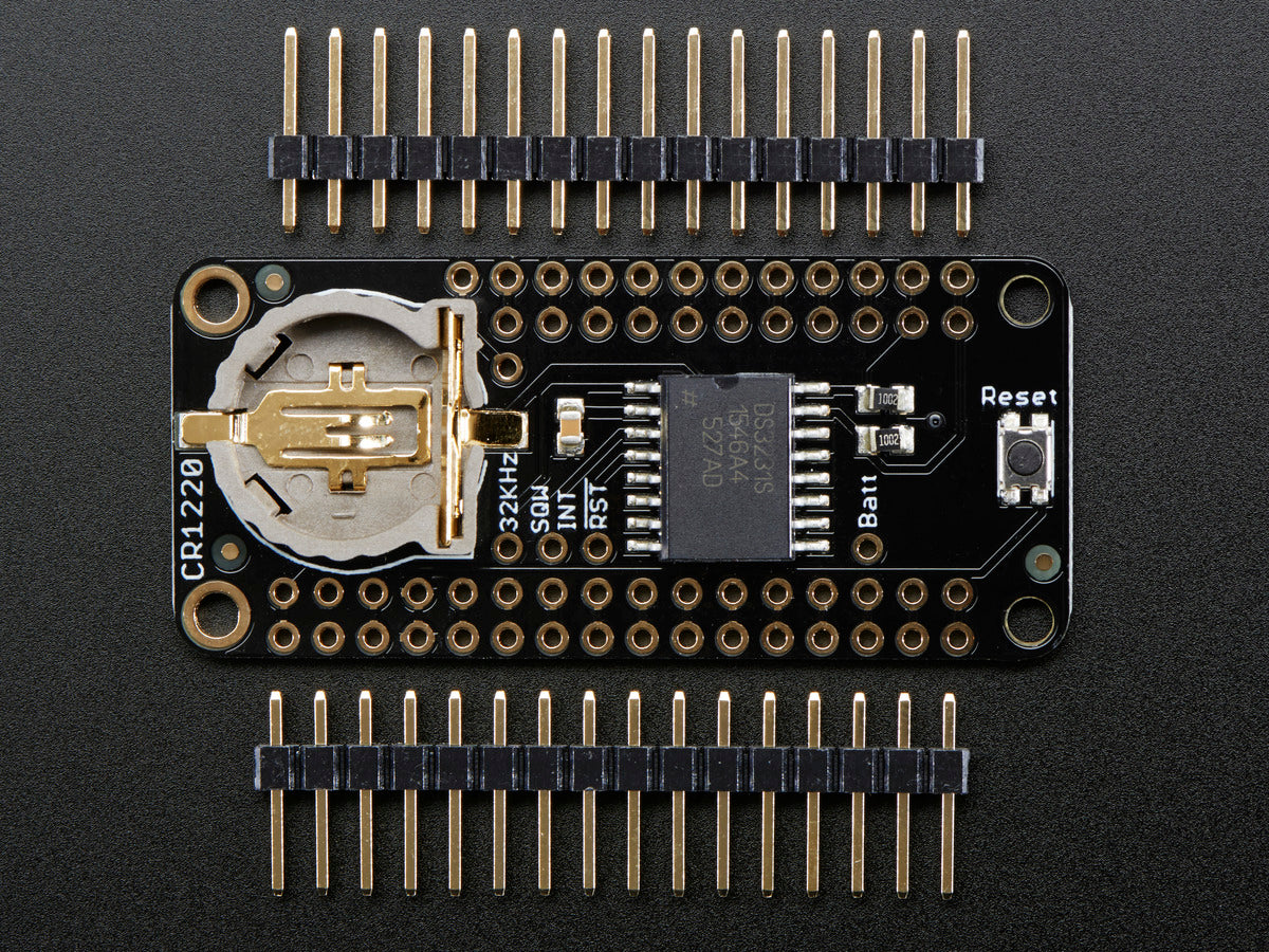 Adafruit DS3231 Präzisions-Echtzeituhr, RTC FeatherWing für alle Feather Boards, 3028