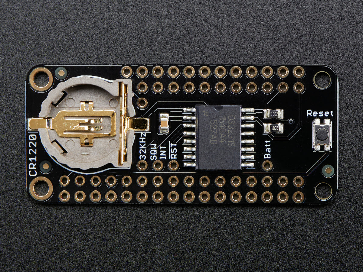 Adafruit DS3231 Präzisions-Echtzeituhr, RTC FeatherWing für alle Feather Boards, 3028