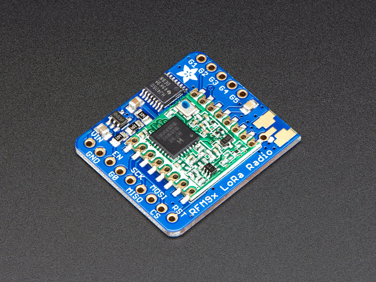 Adafruit RFM95W LoRa Radio Transceiver Breakout, 868 or 915 MHz, RadioFruit