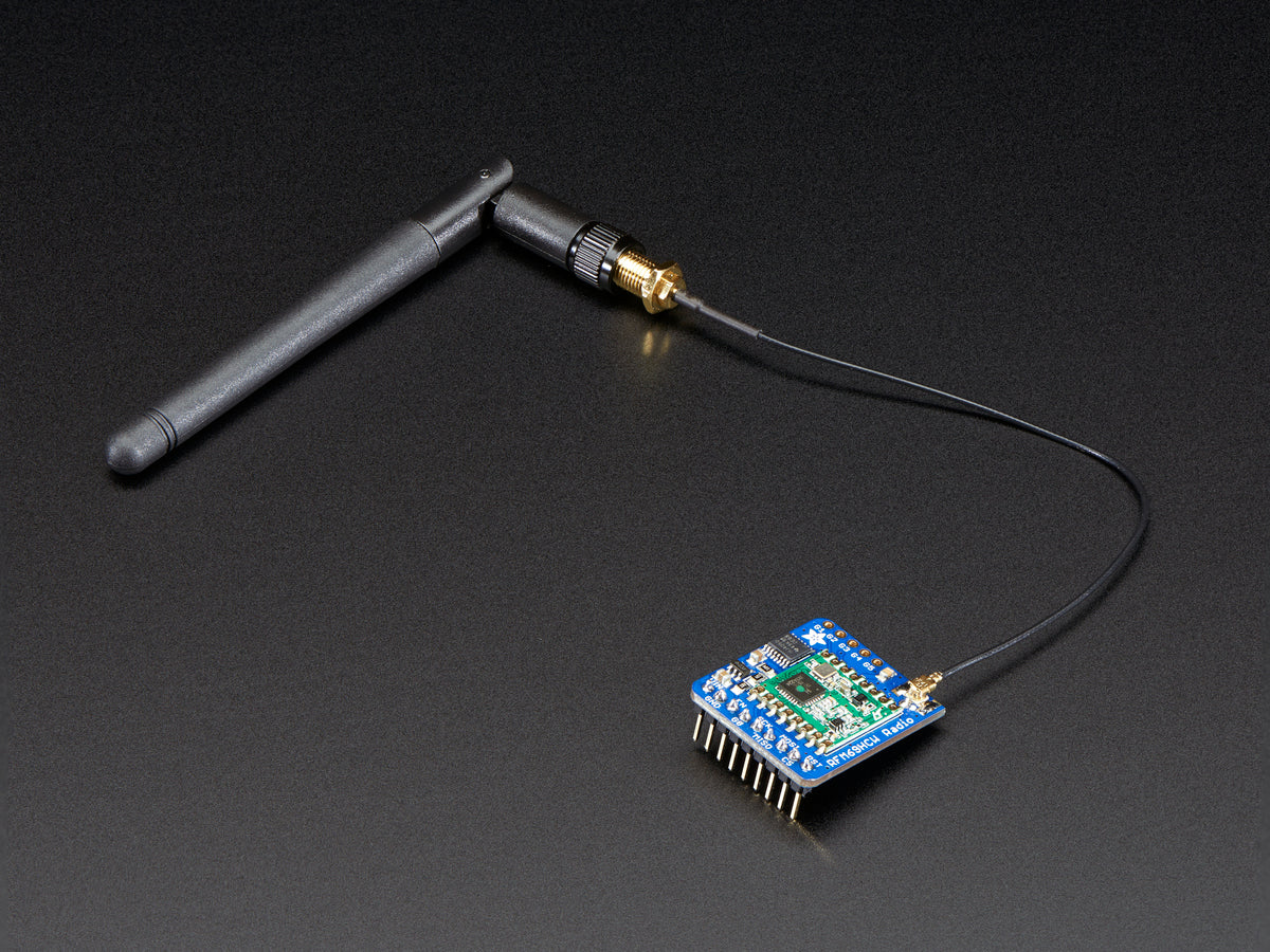 Adafruit RFM95W LoRa Radio Transceiver Breakout, 868 or 915 MHz, RadioFruit