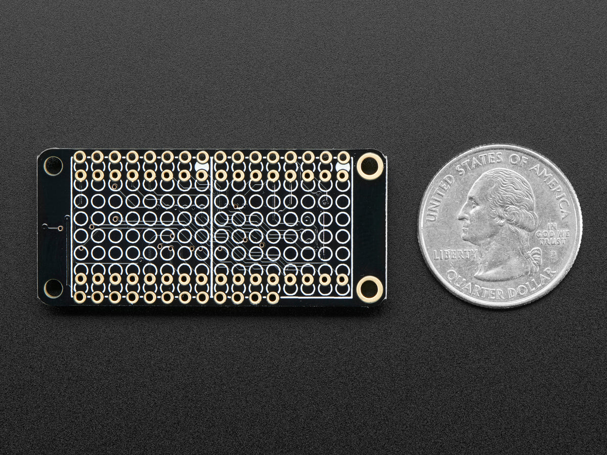 Adafruit 8x16 LED Matrix FeatherWing Display ohne Matrizen, 3090