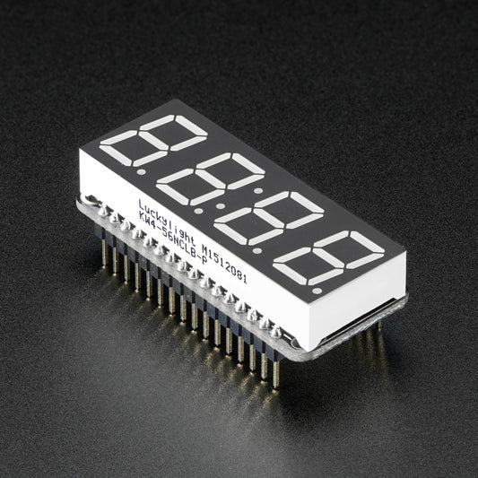 Adafruit 0.56" 4-Digit 7-Segment FeatherWing Display, Rot, 3108