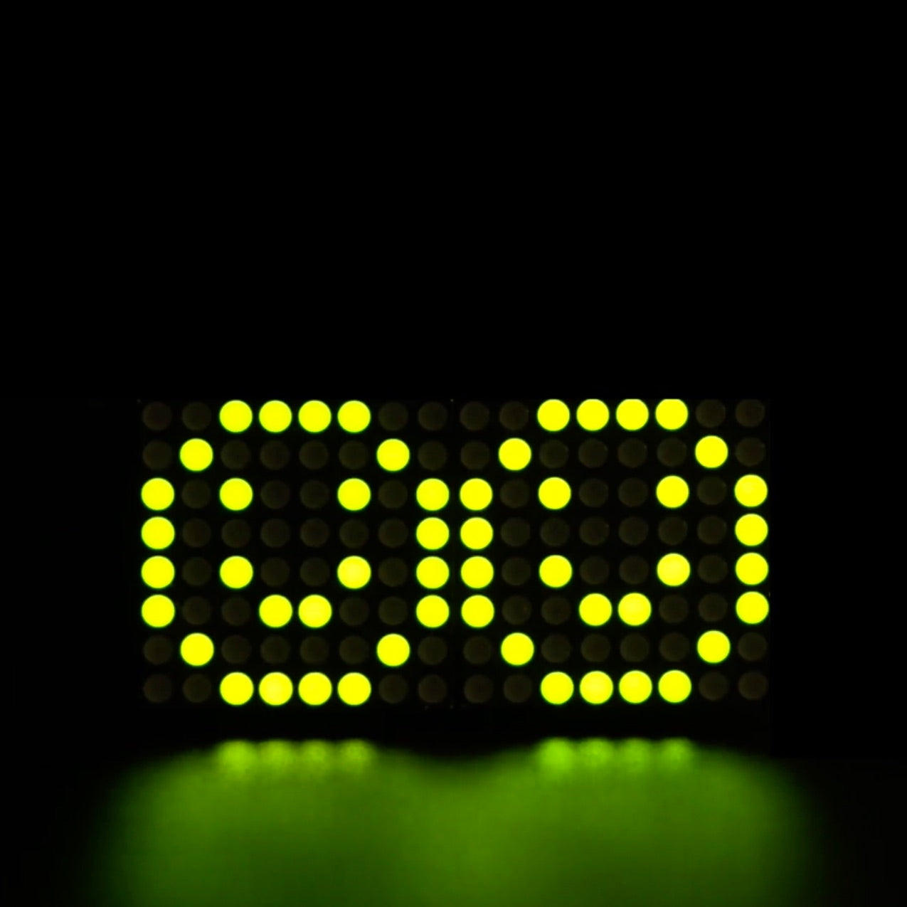 Adafruit 0.8" 8x16 LED Matrix FeatherWing Display, Yellow-Green