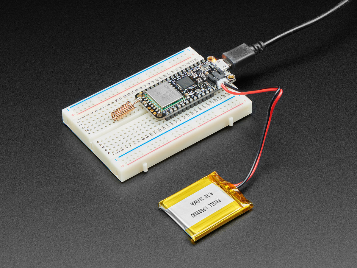 Adafruit Feather M0 with RFM95 LoRa Radio, 900MHz