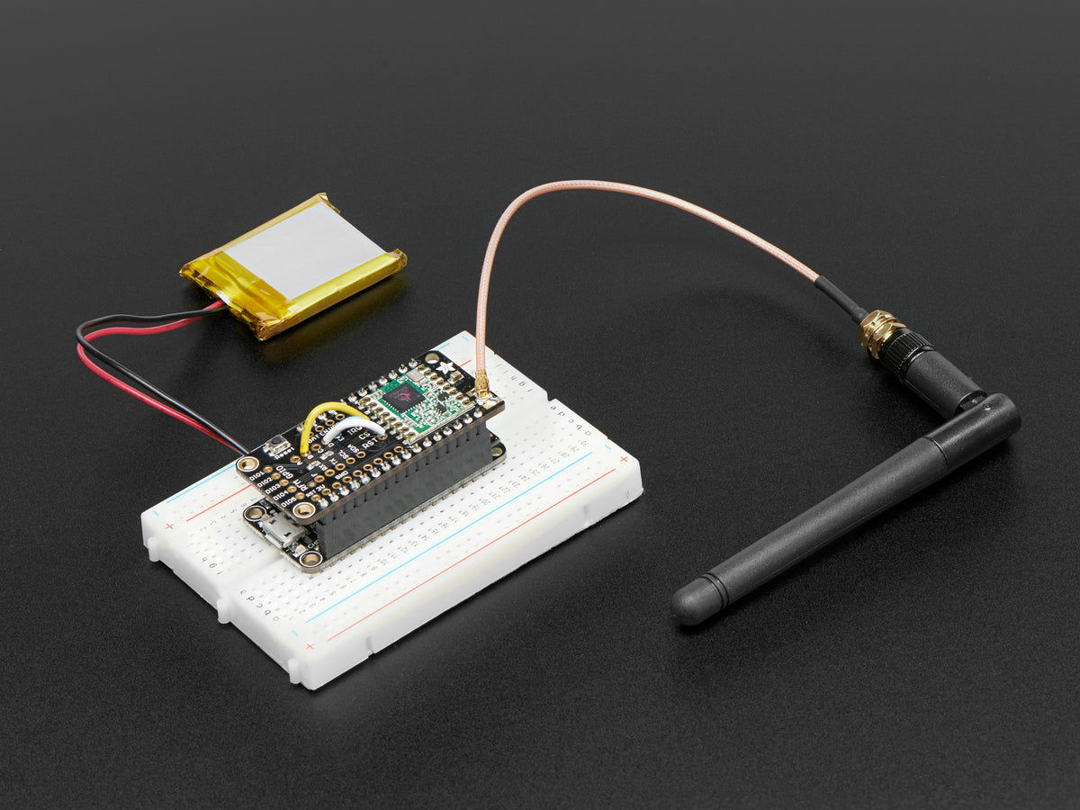 Adafruit LoRa Radio FeatherWing mit RFM95W, 900MHz, RadioFruit, 3231