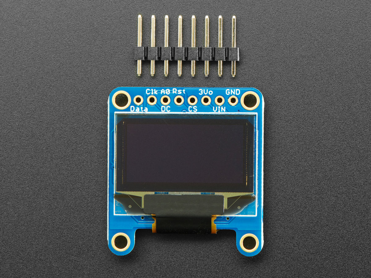 Adafruit 0,96" 128x64 OLED-Grafikdisplay, monochrom, STEMMA QT, 326