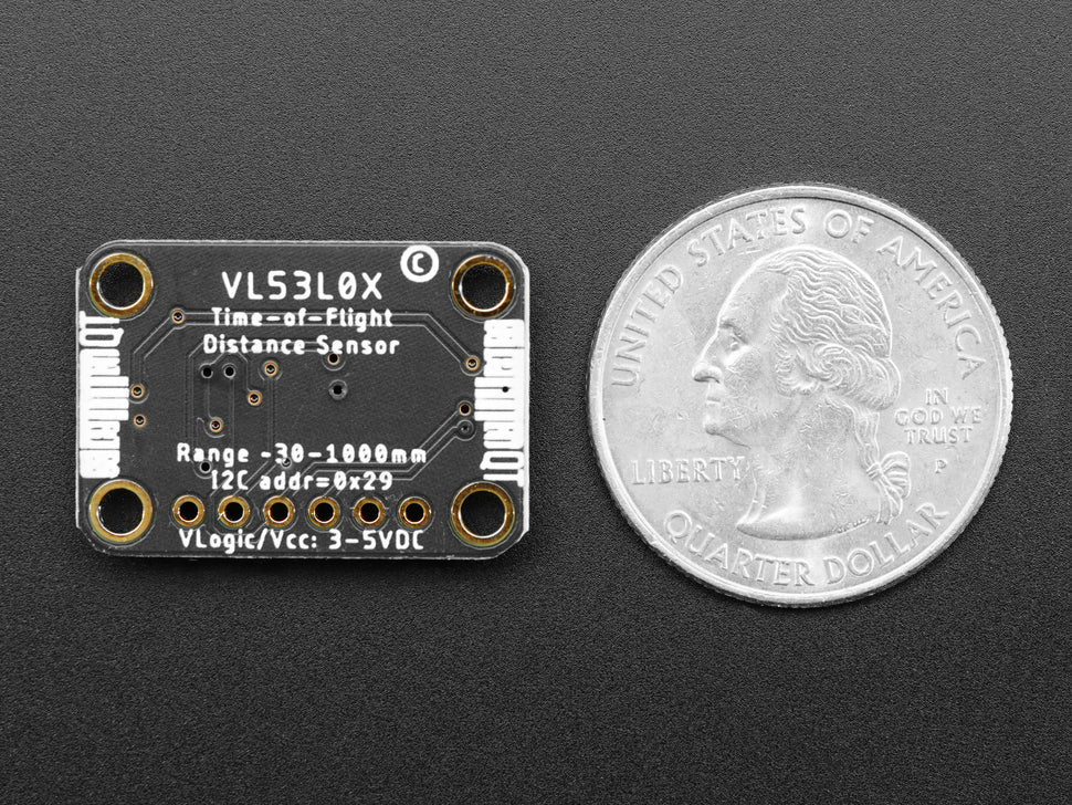 Adafruit VL53L0X Time of Flight Distanzsensor, 30 bis 1000 mm, 3317