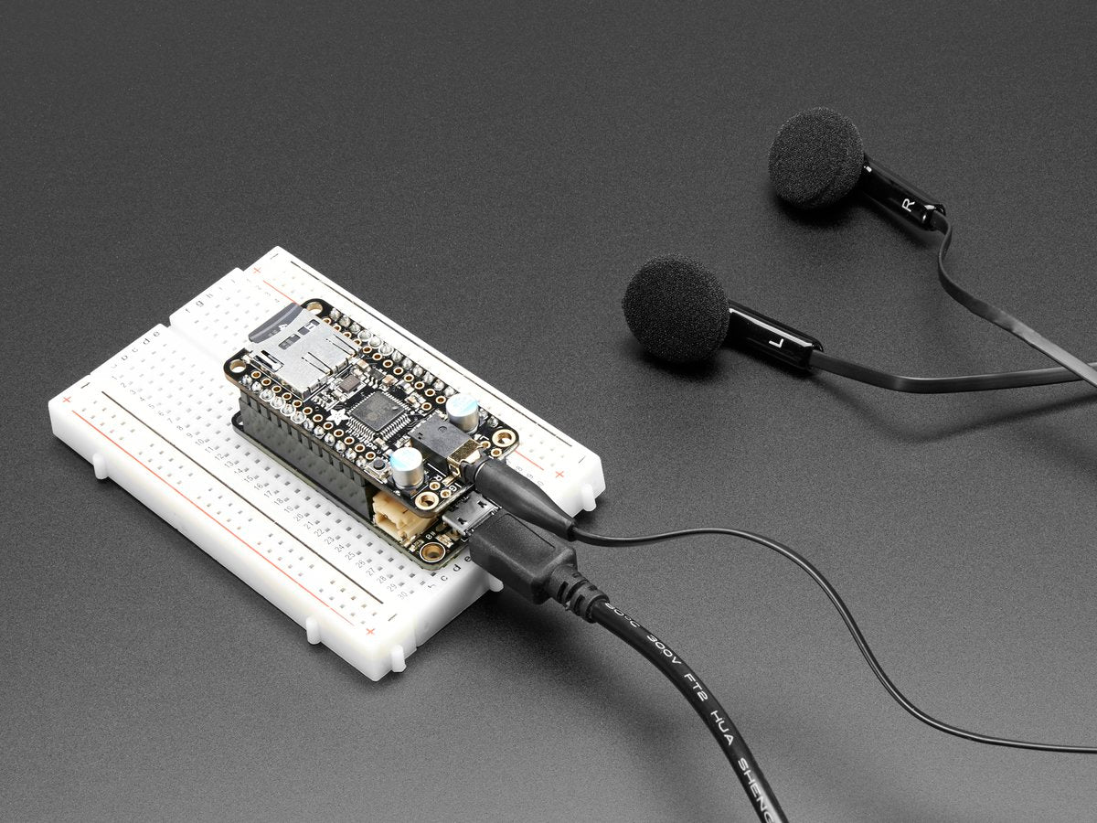 Adafruit Music Maker FeatherWing, MP3 OGG WAV MIDI Synth Player