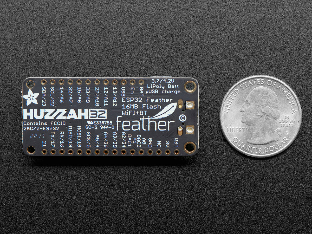 Adafruit HUZZAH32, ESP32 Feather Board, 3405