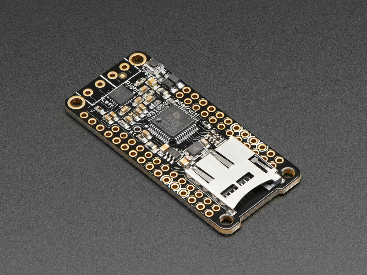 Adafruit Music Maker FeatherWing mit Verstärker, Synth Player für MP3, OGG, WAV, MIDI, 3436