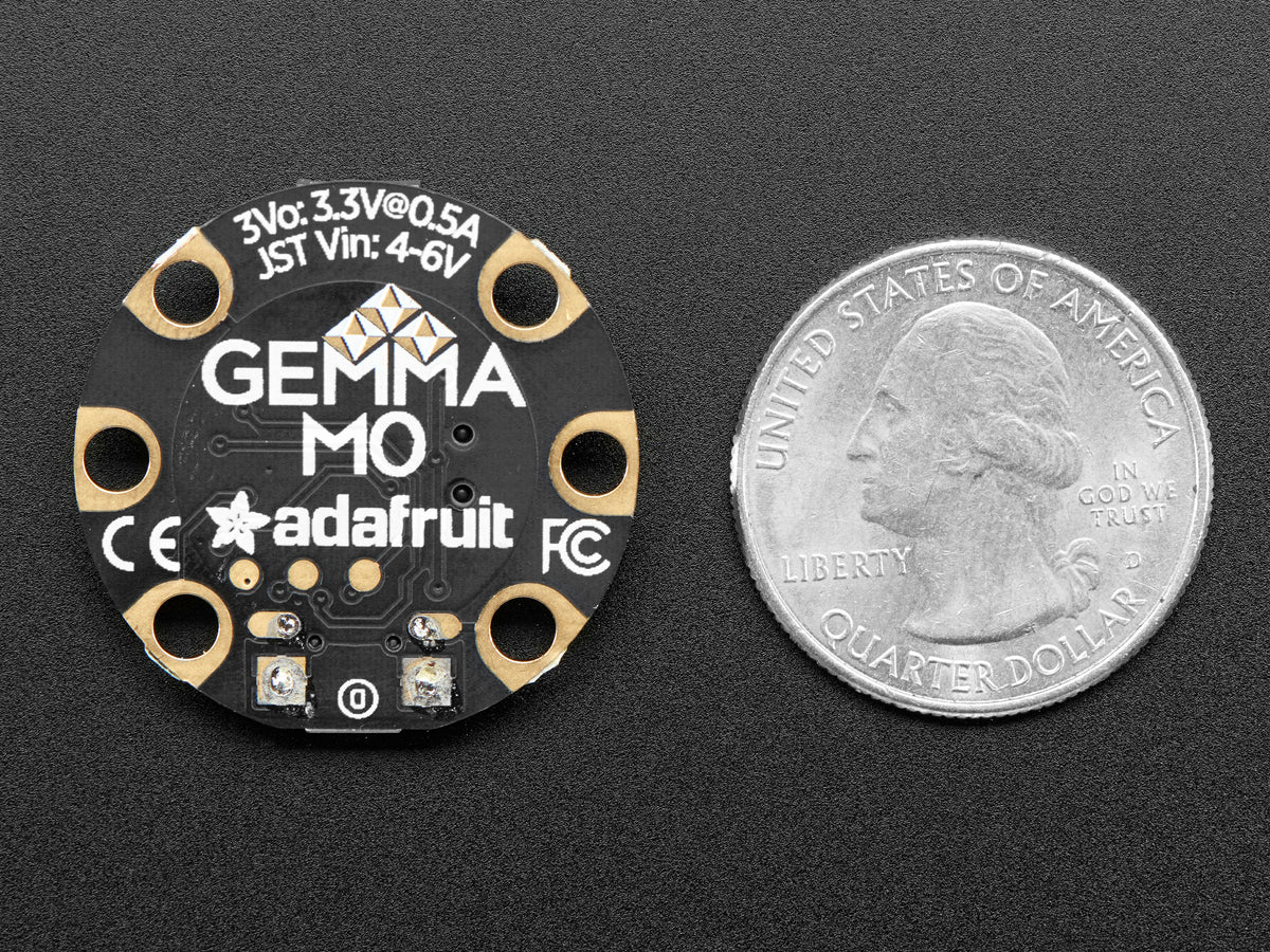 Adafruit GEMMA M0, kompakte Wearable-Platform, 3501