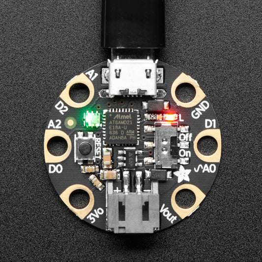 Adafruit GEMMA M0, Miniature wearable electronic platform