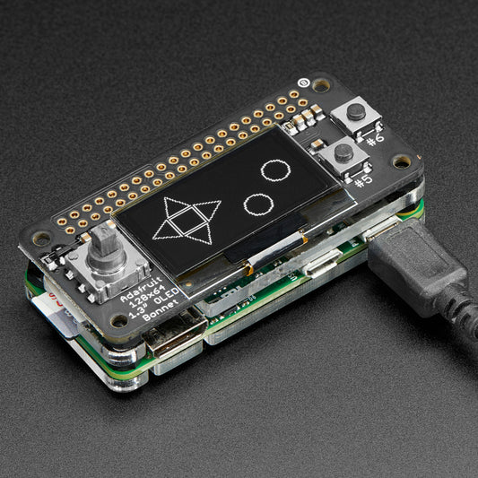 Adafruit 128x64 OLED Bonnet für Raspberry Pi, 3531