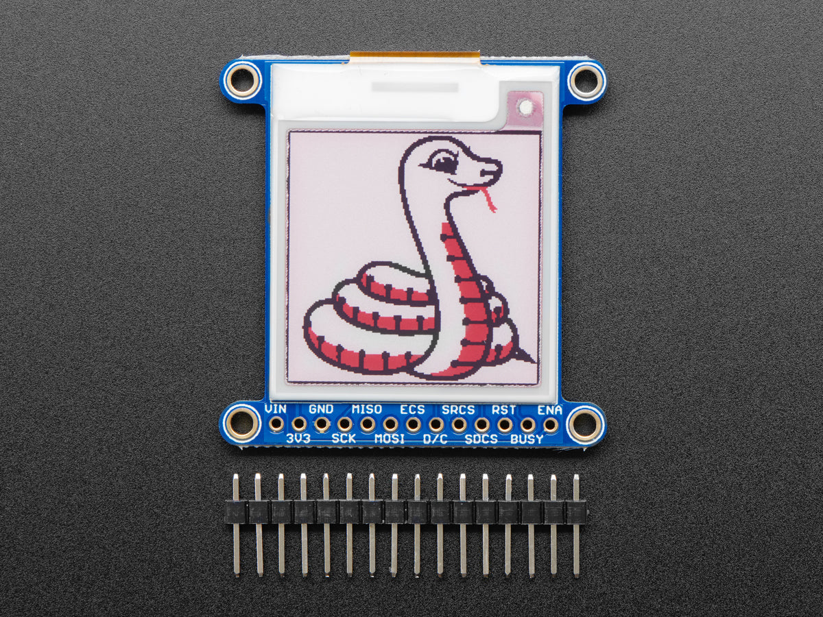 Adafruit 1,54" eInk / ePaper Display mit SRAM, 3-farbig, 3625