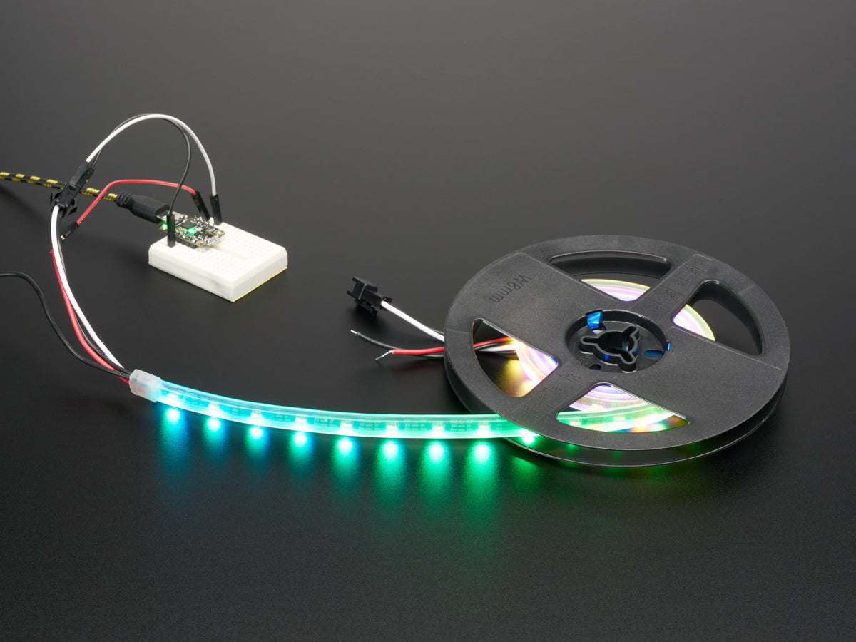 Adafruit NeoPixel LED Side Leiste, 60 LEDs, schwarz, 3636