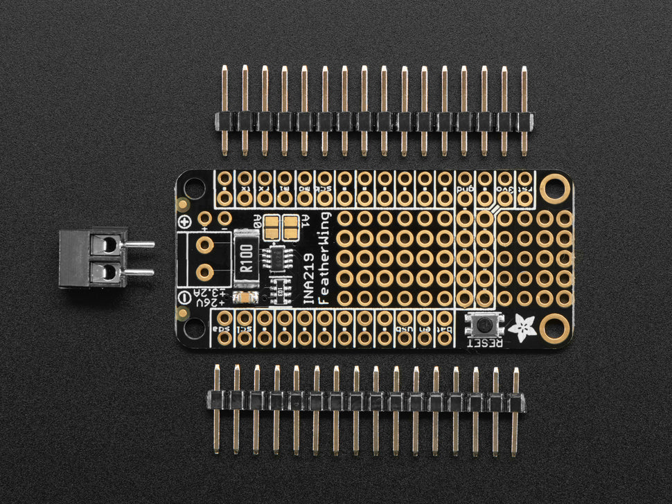 Adafruit INA219 FeatherWing, Stromsensor bis 26V, ±3,2A, 3650