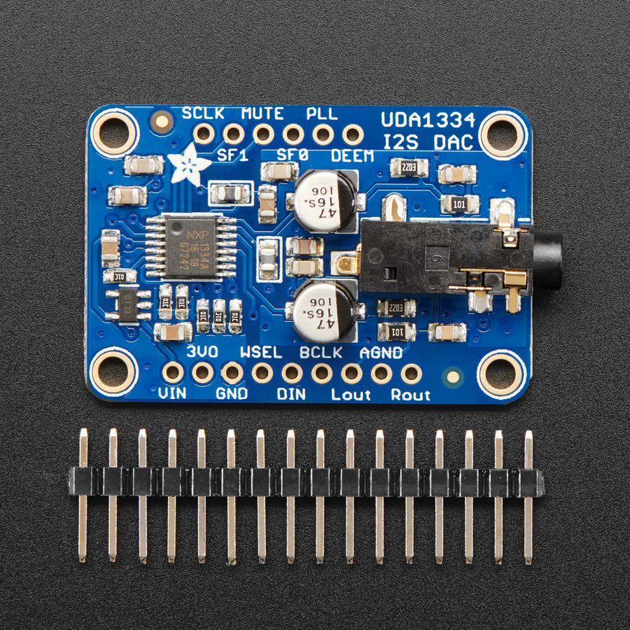 Adafruit I2S Stereodecoder, UDA1334A Breakout Board