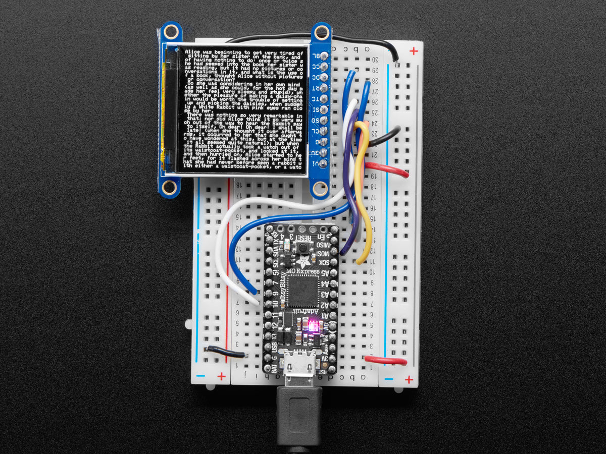 Adafruit 1.54" 240x240 Weitwinkel-TFT LCD Display mit MicroSD-Kartenslot, ST7789, 3787