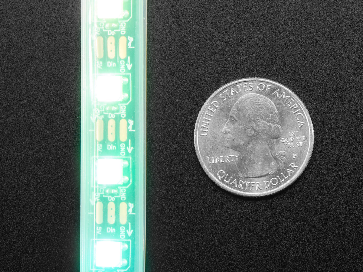 Adafruit NeoPixel LED-Leiste mit Krokodilklemmen, 30 LEDs 0,5m, 3811